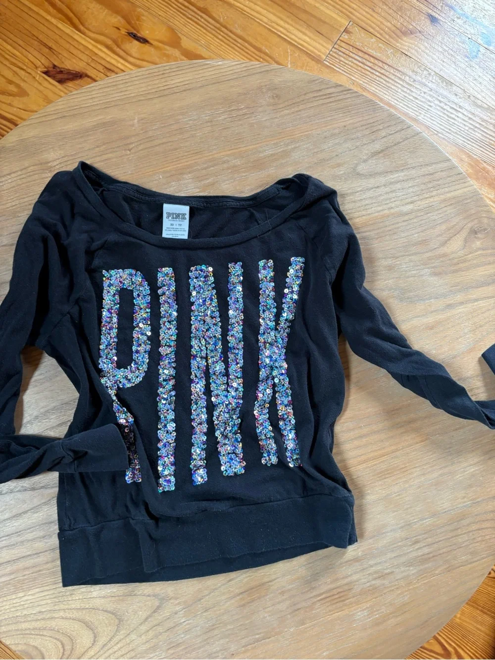 Y2k PINK Victoria's Secret Sequin Legging Set